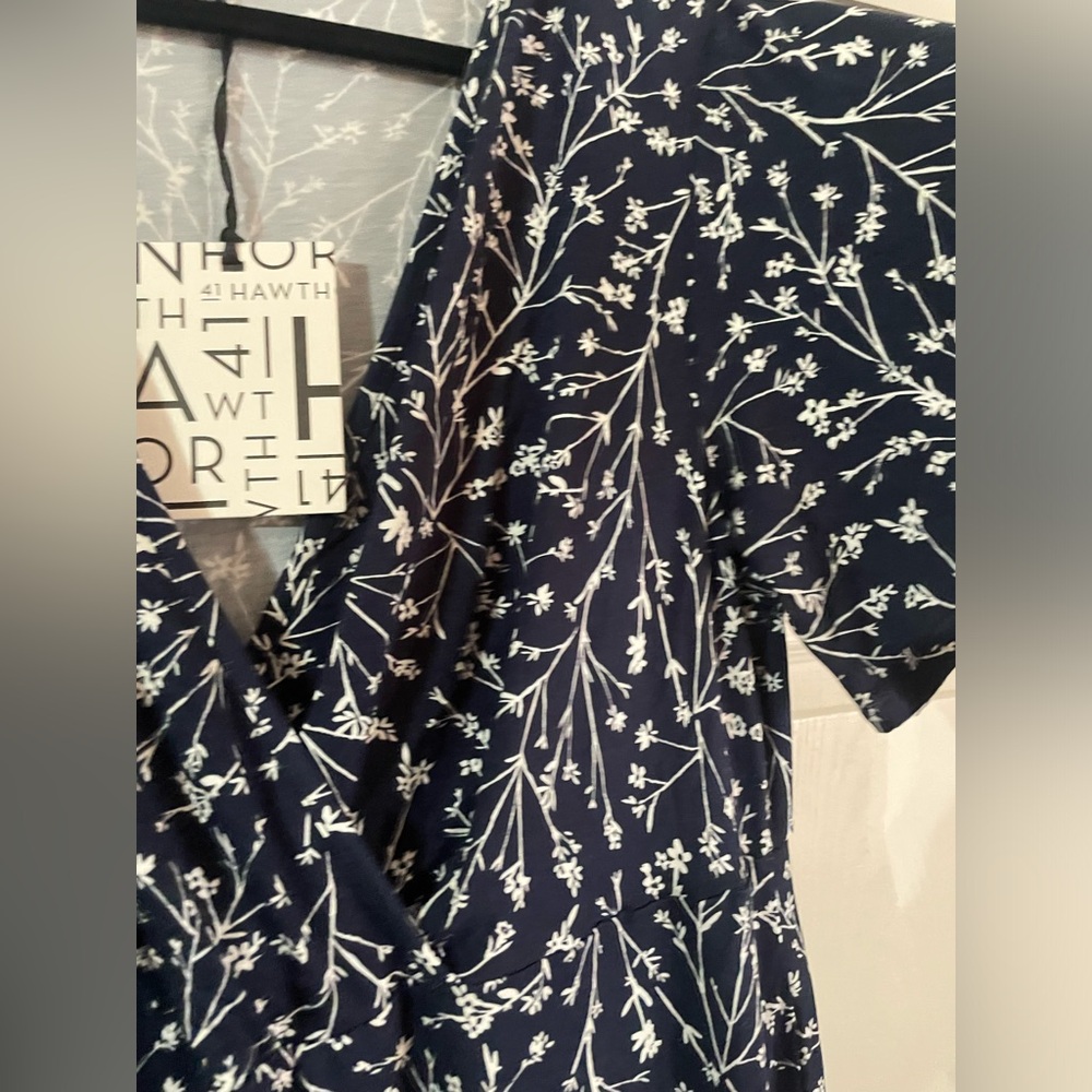 C - - NWT 41 Hawthorn Elisse Knit wrap Surplice dress size 2X /3X 🌸🌹🌺 BG 02 - Picture 4 of 8